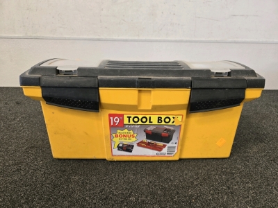 Keter 19" Tool Box w/Assorted Tools