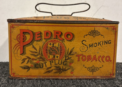 Vintage Pedro Cut Plug Lunch Box