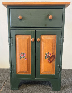 Green Floral Cabinet