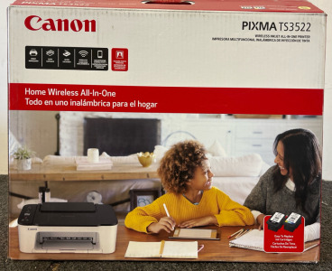 Canon PIXMA TS3522 Wireless All-in-One Printer - New In Box
