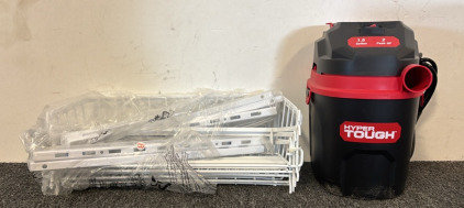HyperTough 1.5 Gallon Wet/Dry Vacuum & Mainstays Deluxe Household Organizer