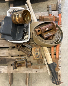Heavy Duty Strap, Various Parts, & Tools