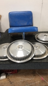 (4) Vintage Ford Hubcaps And More