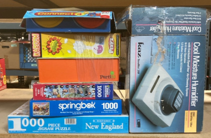 Board Games, Puzzles & Humidifier