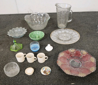 Assortment Of Porcelain, China, And Glasswares!