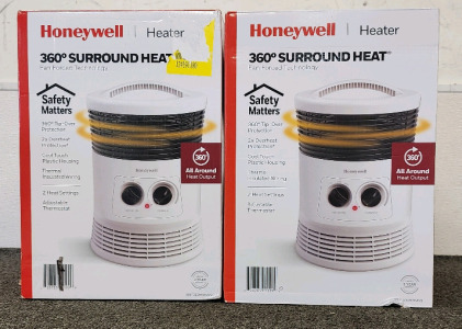 (2) Honeywell 360&deg; Surround Heat Heater!