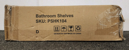 Black Metal Bathroom Shelves