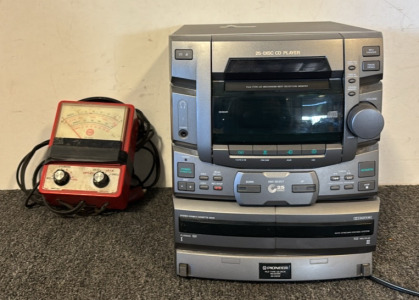 Pioneer CD Deck Reciever & Mac Tools ET-950 Tach-Dwell-Volt-Ammeter