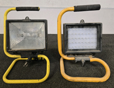 (2) Portable Work Lights