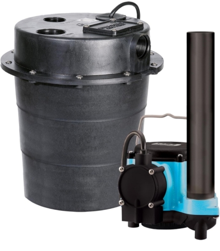 Franklin Electric Little Giant Drainosaur 1/3hp Under Sink Sump