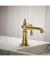 Kohler Artifacts Gentlemen's Lavatory Faucet Vibrant Brushed Modern Brass #72763-9M-2MB - 2