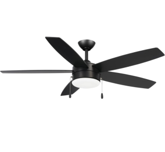 Minka Aire AiretorCeiling Fan 52" LED Light 5 Blade Coal #F673L-CL