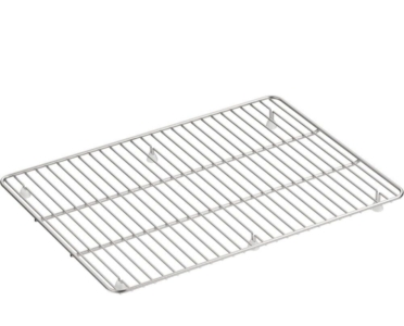 Kohler Cairn Stainless Sink Rack 19.5x14 and (2) Levolor White 2" Slat Blinds 34x72