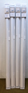 (4) GENIMO 100% Blackout Roller Shades, Grey 38"W x 72"L