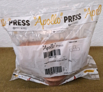 (1) Apollo Press, 2" Copper Press Tee
