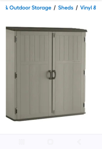 Rubbermaid Plastic Shed