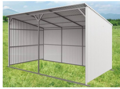 Livestock Metal Shed