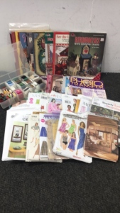 Embroidery Thread, Clothing Patterns and Other Craft Books