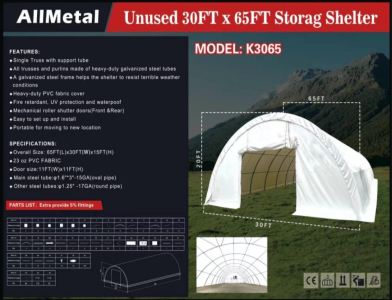 New Storage Shelter