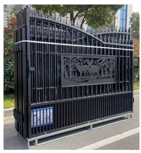20 Ft Bi-Parting Wrought Iron Driveway Gate