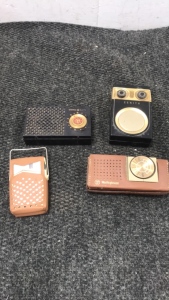 (4) Vintage Transistor radios