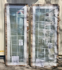 2 ANDERSON WINDOWS 1@ 18.19/64"X66.19/64" 1@ 24.19/64"X66.19/64"