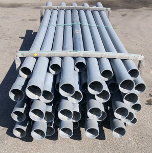 City Of Middleton-1 Bunk(57 Sticks) of 4" Schedule 40 Underground PVC 10' Sticks.. From the City of Middleton