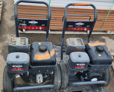 2 Gas Powered Briggs and Stratton Elite Series 4.0 Power Washer Chassis