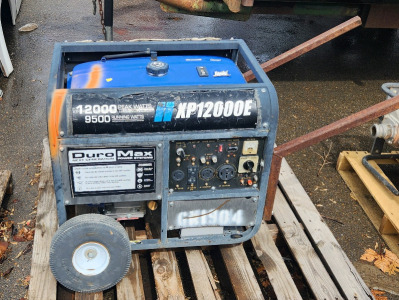 Duro Max 12000 Peak Watt . 9500 Running Watts. Generator on Wheels..