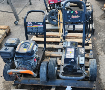2 Power Washer Chassis 1 Gas 1 Electric
