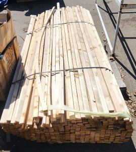 Large Bundle of 2"x1" Wood Slats.