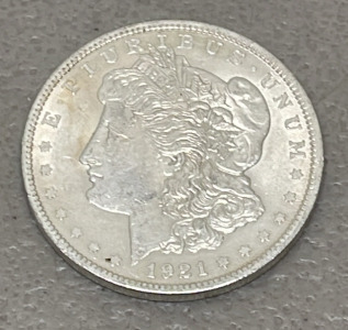 1921 Morgan Silver Dollar (Verified)