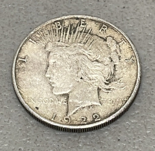 1922 Silver Peace Dollar