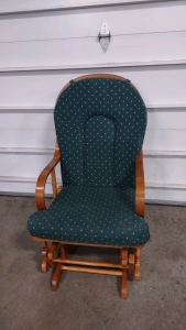 Wooden Glider Rocking Chair