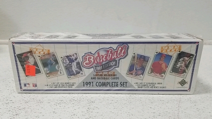 1991 Edition Complete Set- 3D Tesm Holograms and Baseball Cards. In Wrapping!
