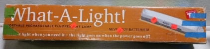 (1) What-A-Light Rechargeable Fluorescent Lamp - In Box [FL SHELF]