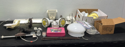 Assorted Light Fixtures & Accessories