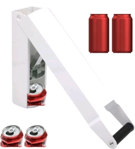 (1) Wall Mounted Aluminum Can Crusher - 10.51"x3.42"x16.65"