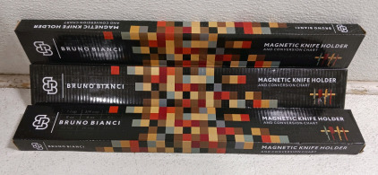 (3) Bruno Bianci Magnetic Knife Holders - 16"