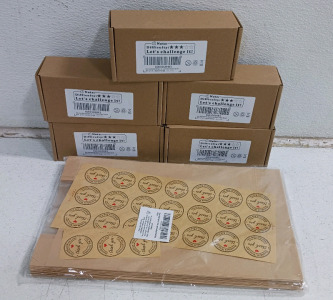 (18) Nano Tape & Bread Bag Lot - (5) Nano Tape Bubble Kits (13) Kraft Paper Bread Bags w/ Thank You Stickers & So Much More! Amazon Overstock Box
