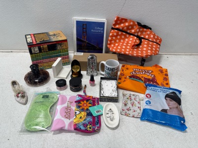Recipe Books, Home Decor, Necklace And Earrings Set, Hot & Cold Therapy Wearable Ice Hat, Cooling Gel Beads Sleep Mask, And More!