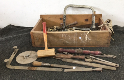 Various Wrenches, Chisels, Files and Tools