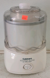 (1) Cuisinart Frozen Yogurt Ice Cream & Sorbet Maker<br/>