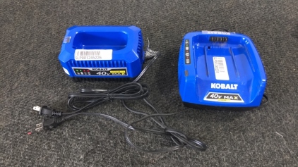 (2) 40V Battery Chargers