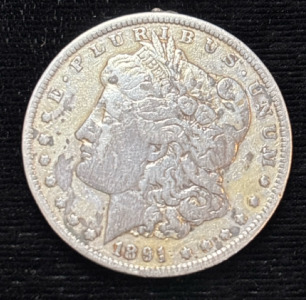 1891 E Pluribus Silver Dollar Coin