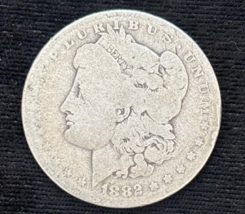 1882 Morgan Silver Dollar