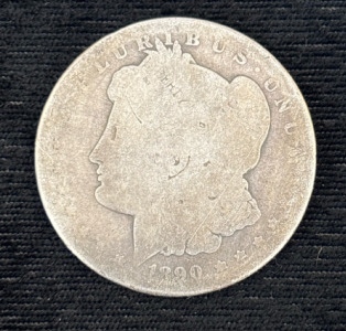 1890 Morgan Silver Dollar Coin