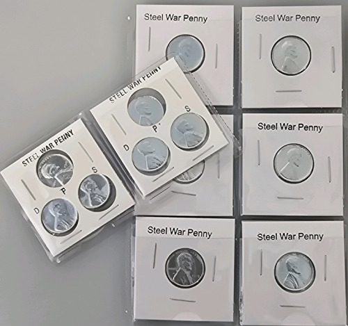 (12) 1943 Steel War Pennies