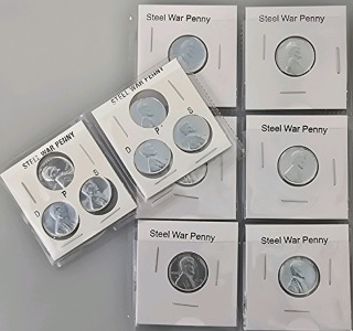 (12) 1943 Steel War Pennies