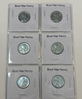 (6) Steel War Pennies